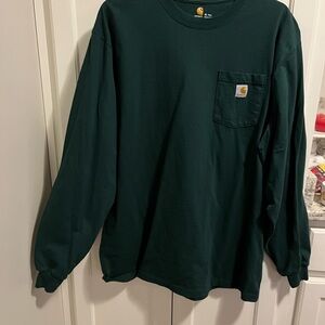 Carhartt Forest Green Original Fit Shirt XL tall
